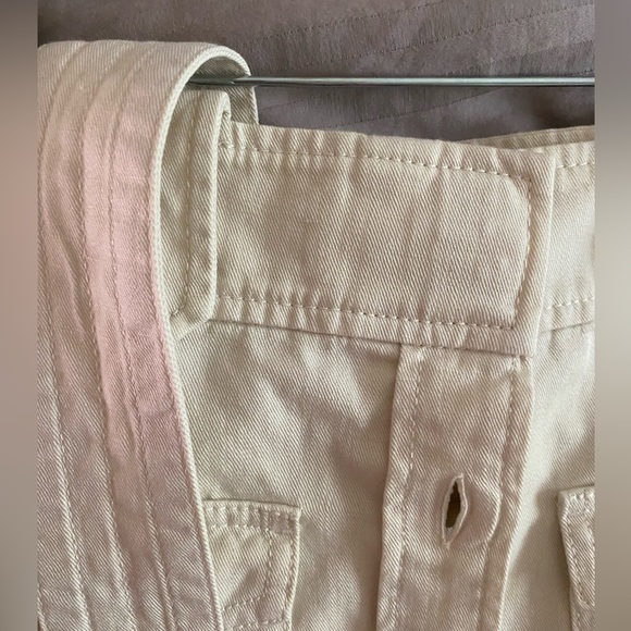 NWOT Gap cotton/linen skirt with a belt  - size 0 - Picture 5 of 11